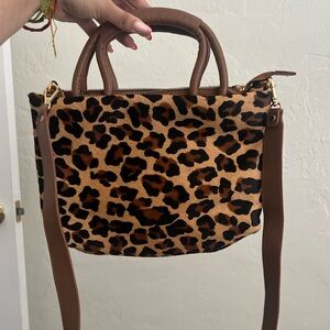 Animal print purse